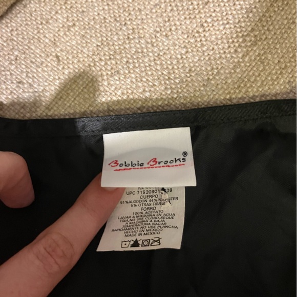 Vintage Bobbie brooks Santa Christmas button up vest - Picture 3 of 5